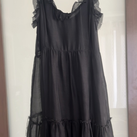 Raquel Allegra black tiered dress size 1 - Picture 4 of 7